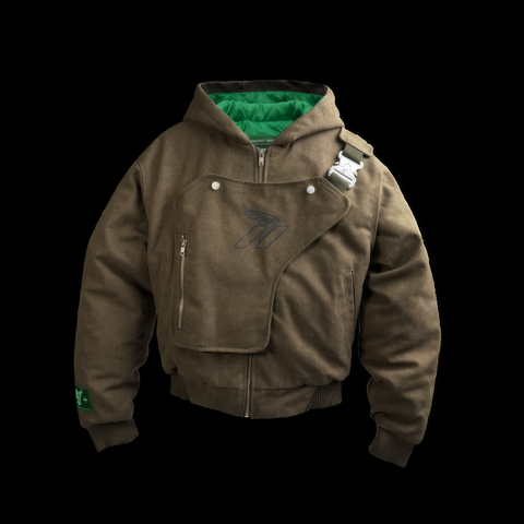 FLIGHT JACKET/ CEMENT
