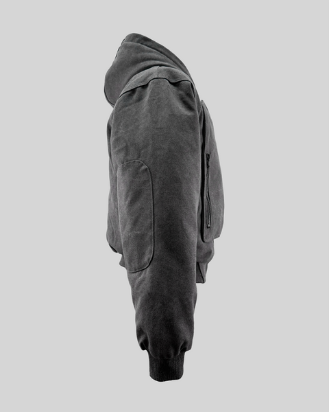 FLIGHT JACKET/ GUNMETAL