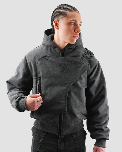 FLIGHT JACKET/ GUNMETAL