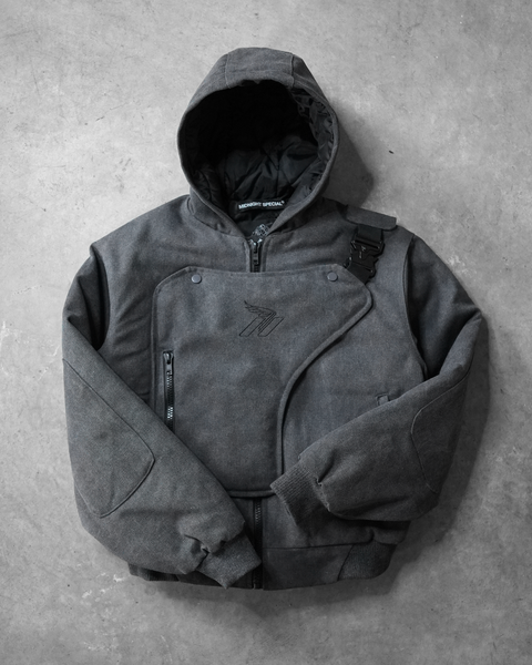FLIGHT JACKET/ GUNMETAL